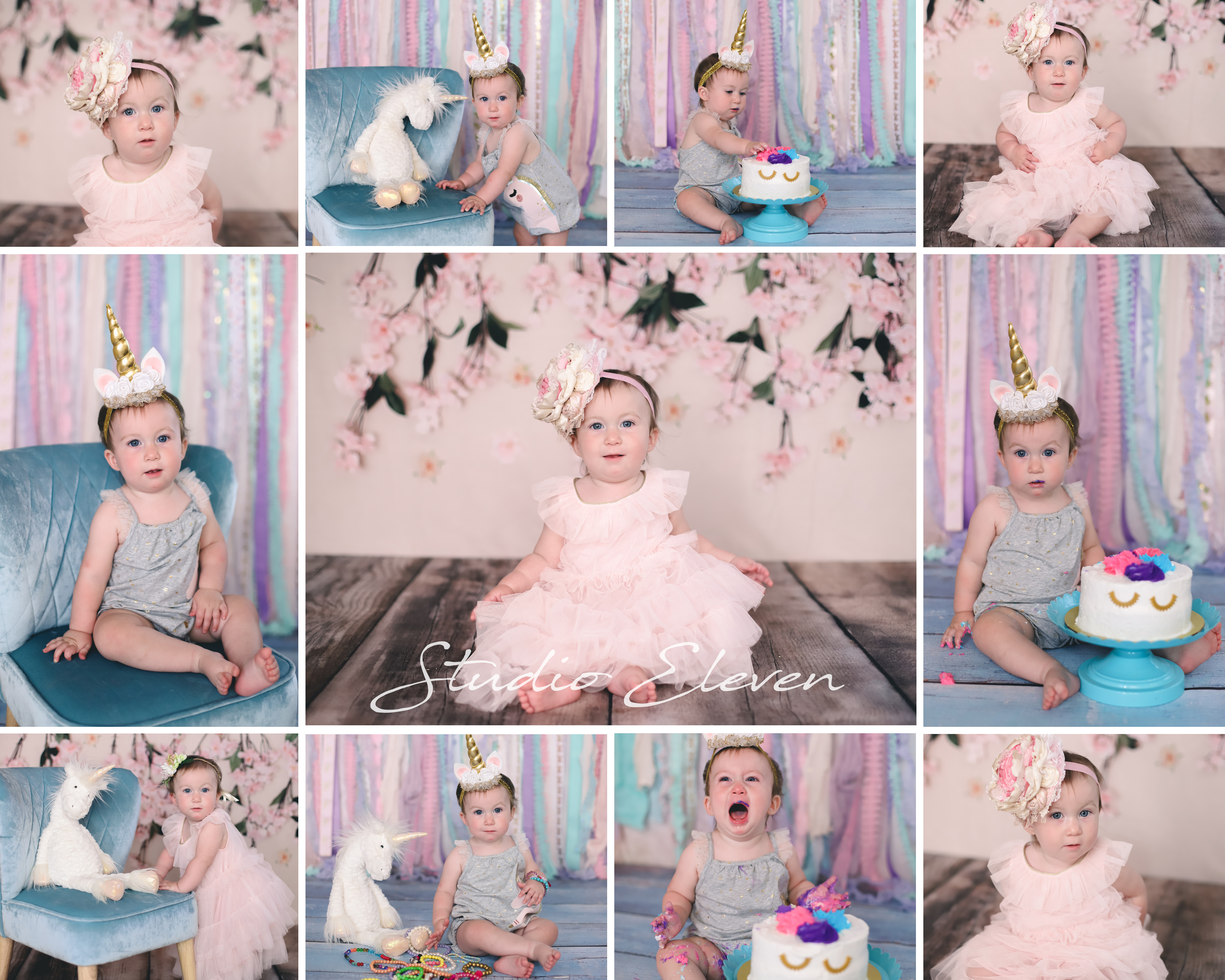 Studio Eleven cake smash photography
